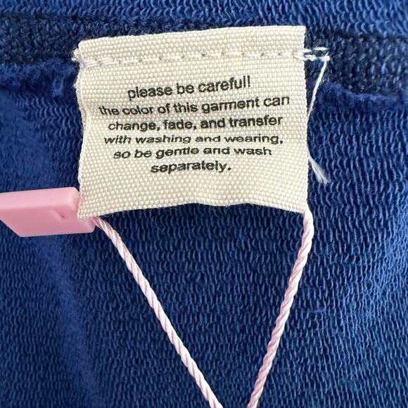 Free People FP Movement Mid Rise Kyoto Leggings Navy Blue Large Athleisure Yoga - Picture 7 of 7